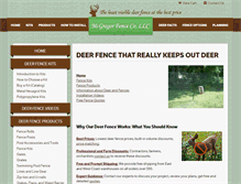 Tablet Screenshot of invisible-deer-fence.com